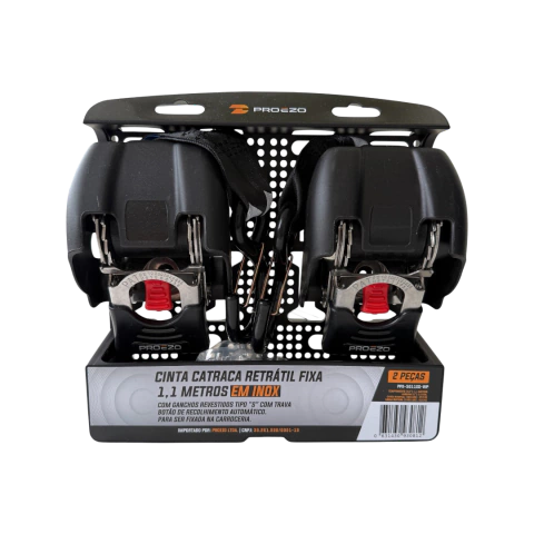 Par Catraca Retrátil Proezo INOX Fixa 740kg - comprar online