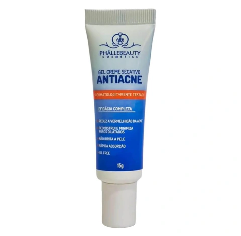 Gel Creme Secativo Antiacne Phállebeauty 15g
