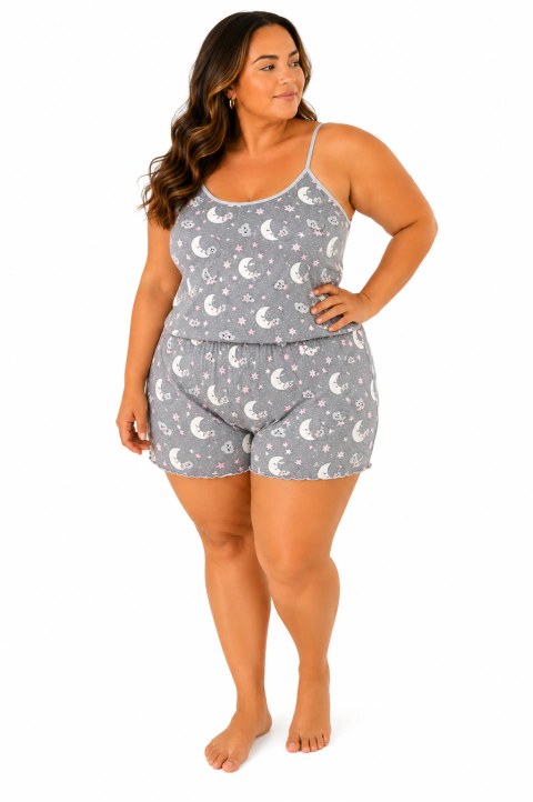 Baby-Doll Feminino em Suede Plusize| G1 ao G3