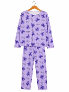 Imagem do Pijama Feminino Inverno em Suede Premium Estampado Plusize G4 Confortável