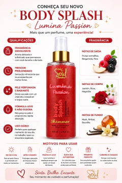 Body Splash Soul Cosméticos 200ml Feminino Diversas Fragrâncias - Pijamaria Paixão