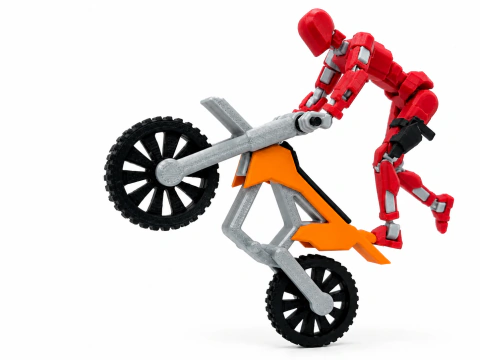 MOTO PARA DUMMY NARANJA