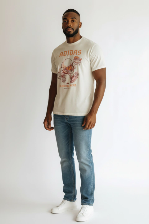 Camiseta Premium Adidas Serving Heat Graphic