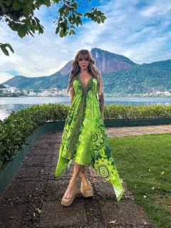 Vestido Lenço com Pontas - Mandala - comprar online