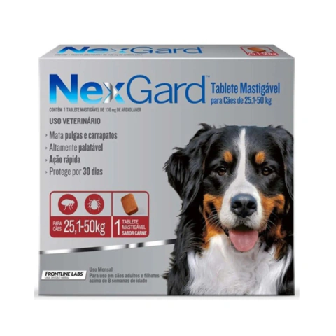 Comprimido Nexgard 25 a 50 kg