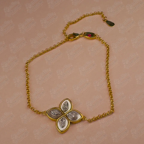 Pulsera flor de 4 petalos