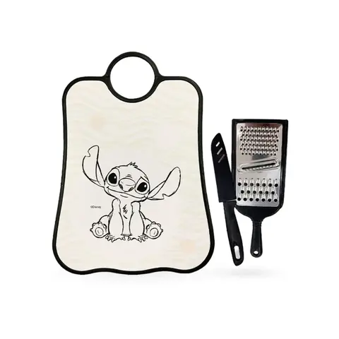 Set de Cocina Stitch: Tabla y Cuchillo