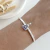 Bracelete Nossa Senhora Cravejado Banhado a Prata - comprar online