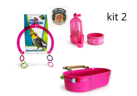 Kit Rosa Delicado Calopsita Sweet Pink