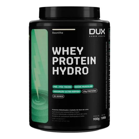 Whey Protein Hydro - Sabor Baunilha - 900g | Dux Humam Health - comprar online