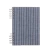 Agenda A5 "tela" azul con rayas