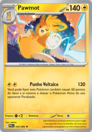 034 - Pawmot (034/094) - NM - FOIL - Versão em Português - comprar online