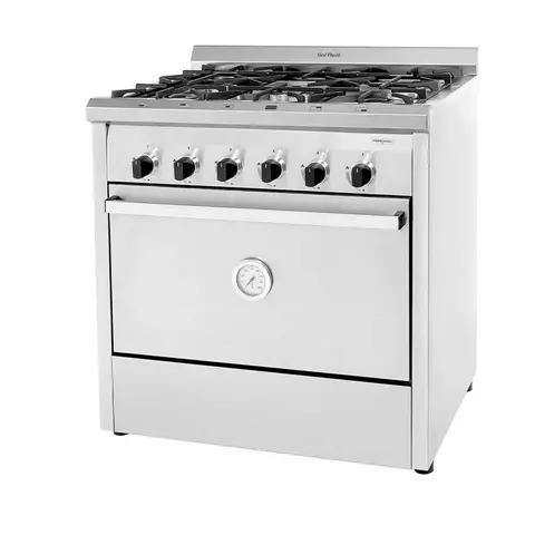 Cocina profesional 537MG 5 hornallas| sol real