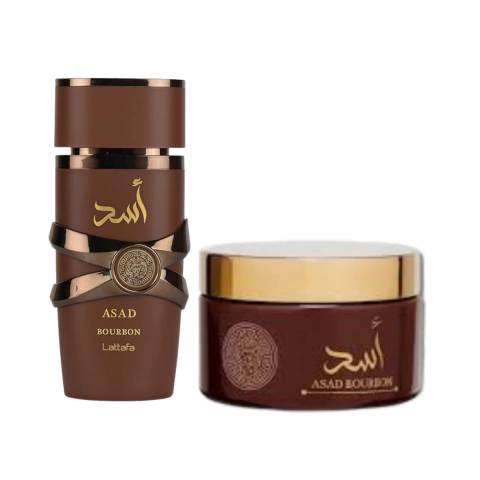KIT ASAD BOURBON EAU DE PARFUM + PASTA HIDRATANTE MASCULINO - comprar online