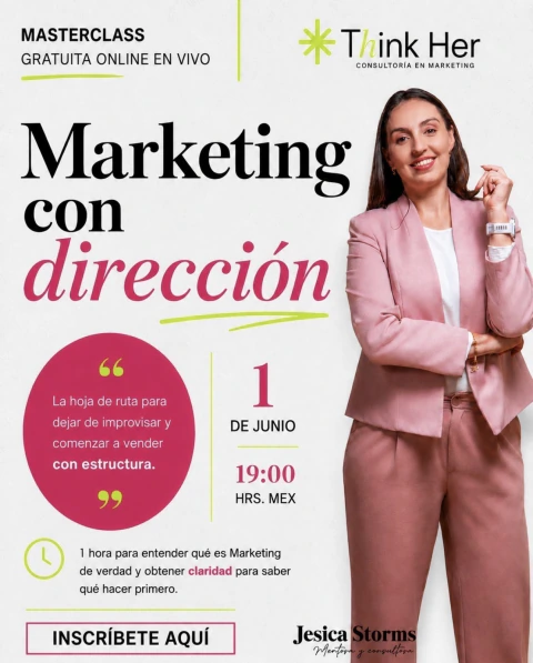 Masterclass gratuita "Marketing con dirección"
