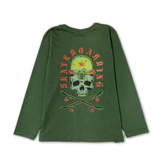 REMERA SKULL SKATE GREEN en internet