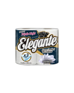 Bolson de papel higiénico ELEGANTE 4 x 30mts. triple hoja (COD. 950) - comprar online