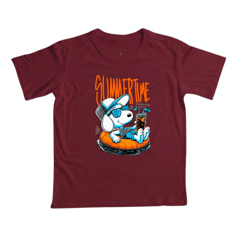 Camisa Infantil - Snoopy Summer - loja online