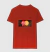 Camiseta masculina vermelha para o Dia dos Pais com estampa MasterCard e frase "Meu Papai Não tem preço"