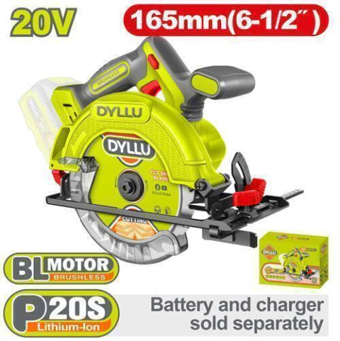 SIERRA CIRCULAR INALAMBRICA 20V (NO INCLUYE BATERIA) - DE DYLLU
