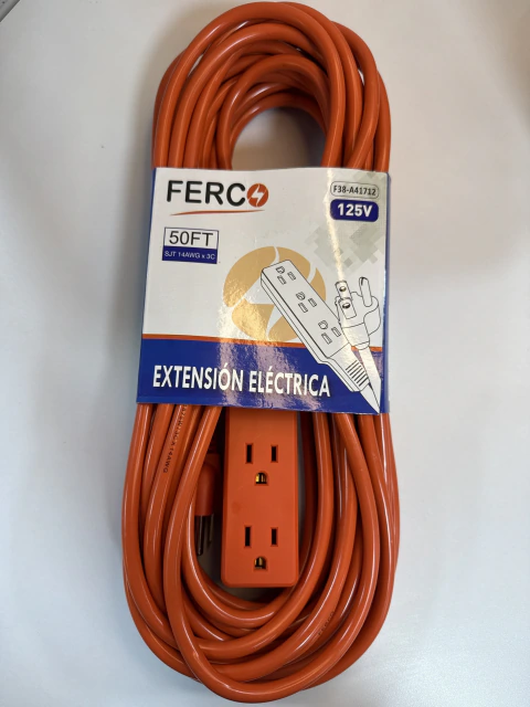 EXTENSIÓN NARANJA GRUESA ELÉCTRICA CON CABLE DE ALTA CALIDAD - DE - comprar online