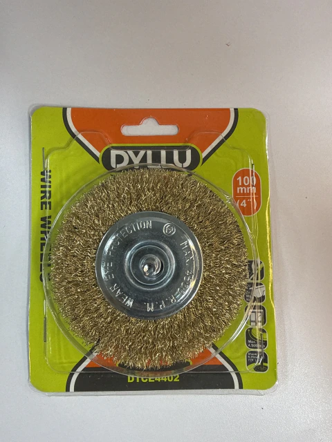CEPILLO DE ALAMBRE CON ZANCO PARA TALADRO- DE DYLLU - FERRE MAS TODO