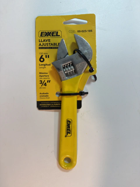LLAVE AJUSTABLE FRANCESA CON FORRO - DE EXXEL - comprar online