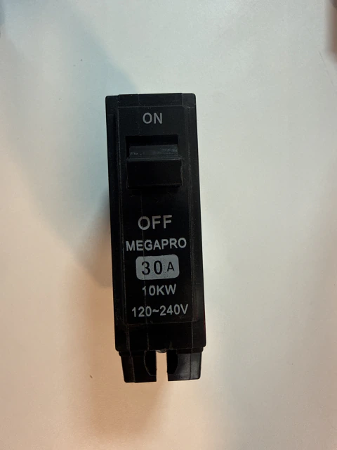 BRECKER SENCILLO PARA EMPOTRAR DE 30A - MEGAPRO - comprar online