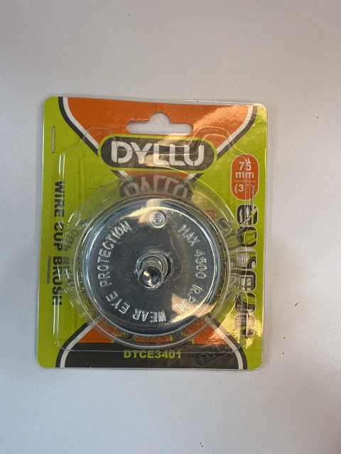 CEPILLO DE ALAMBRE CON ZANCO PARA TALADRO- DE DYLLU - tienda online