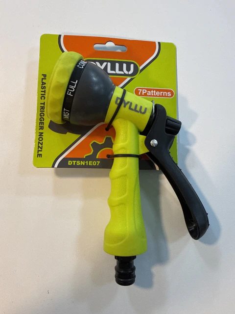 PISTOLA PARA MANGUERA DE JARDIN, BOQUILLA REDONDA (AJUSTABLE) - - comprar online