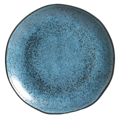Kit 6 Pratos Rasos - Linha Premium - ORGÂNICO PETROLEUM - Azul Escuro - comprar online