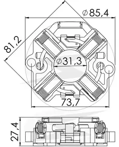 PORTA ESCOVA 131 - 12V SPRINTER BOSCH .COMP - comprar online