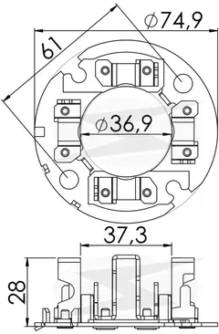 PORTA ESCOVA 154 - 12V DENSO,KUBOTA,TERMOK.,BESTA .COMP - comprar online