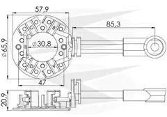 PORTA ESCOVA 200 - 12V MITSUBISHI,CIVIC,ACCORD 2.2 .COMP - comprar online