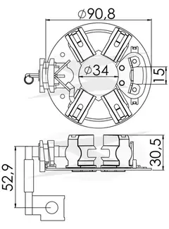 PORTA ESCOVA 233 - 24V SC SERIE 5 EM/RM .COMP - comprar online
