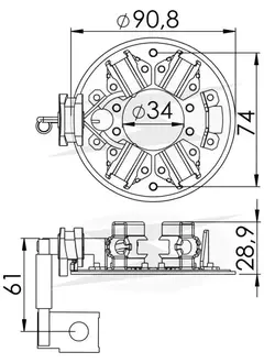 PORTA ESCOVA 239 - 12V JOHN DEERE .COMP - comprar online