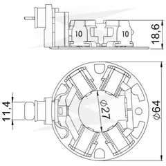 PORTA ESCOVA 249/A008 - 12V DENSO;PALIO,UNO VIVACE .COMP - comprar online