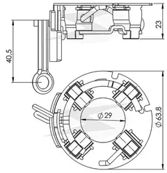 PORTA ESCOVA 262/A024 12V GOL G7 08E,10E,NIVUS .COMP - comprar online