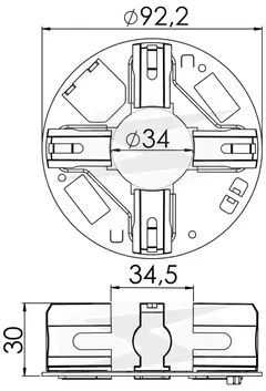 PORTA ESCOVA 302/A029 J.DEERE,N.HOLAND,CASE,KOMATS .COMP - comprar online
