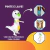 Boneco Dinossauro LooLoo Kids para Colorir 20 cm Cotiplás - NIXMIX