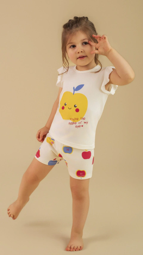 Pijama Modal Infantil Menina Maça