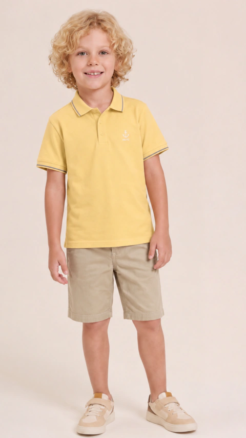 Conjunto Infantil Menino Polo Piquet