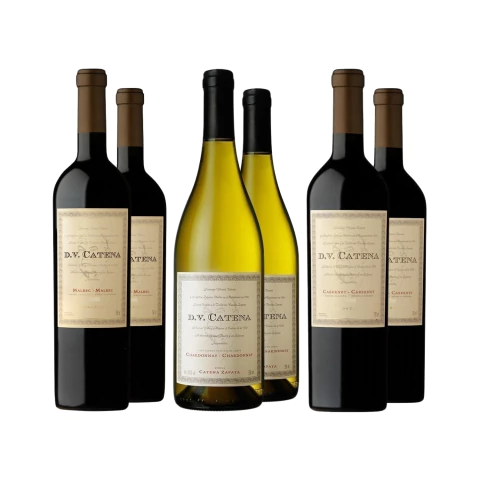 Set Vinos Combinados DV Catena Seleccion x 6 Con Estuche