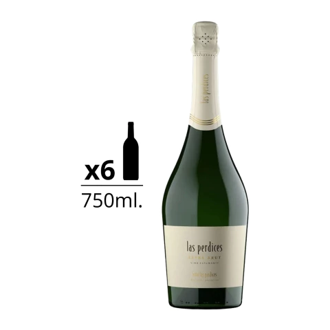 Las Perdices Champenoise Corto Extra Brut 750 ml Caja x 6 - comprar online