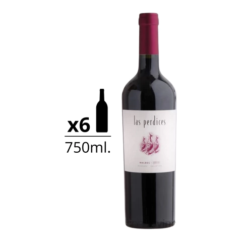 Las Perdices Malbec 750 ml Caja x 6 - comprar online