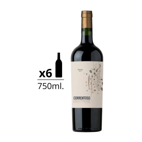 Correntoso Single Vineyard Malbec 750 ml Caja x 6 - comprar online