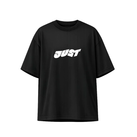 Camiseta Oversized Preta Just Me