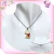 Collar de Snoopy Corazón, Cadena de Acero - comprar en línea