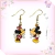 Aros De Mickey Y Minnie Enamorados, Ganchos De Acero, Disney - Trini Joyas y Más