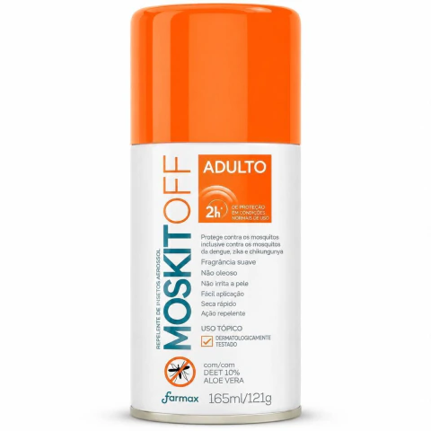 Repelente Adulto Aerossol Moskitoff 165ml